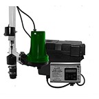 Zoeller 508-0005 Battery Back Up Sump Pump Aquanot Series 1800 GPH at 10 ft Max Lift 20 ft Thermoplastic Housing Reed Vertical Float Switch 